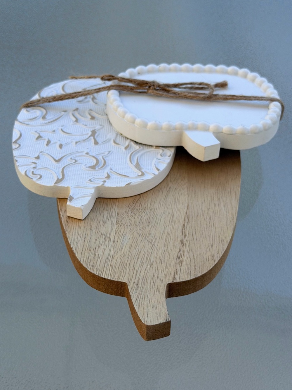 Hobby Lobby Pumpkin Trio Wooden Table Decoration - Picture 5 of 7